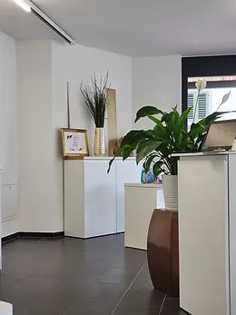 Empfangsbereich des Studios